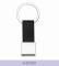 CHAVEIRO METAL COM COURO PERSONALIZADO