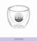 COPO PARA CAFÉ VIDRO PAREDE DUPLA 80ML PERSONALIZADO