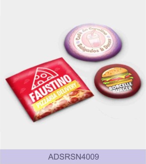 Adesivo Resinado Papel Couchê 90g  4x0  Faca Padrão 