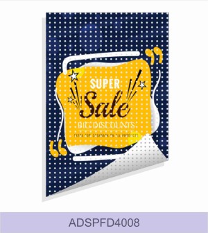 Adesivo Perfurado Vinil Branco Perfurado  Impressão Digital - 4x0 Brilho Sem acabamento 