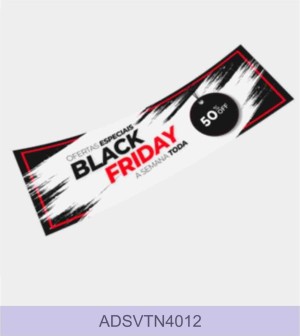 Adesivo Vitrine Vinil Branco  impressão digital - 4x0 Branco Recorte 