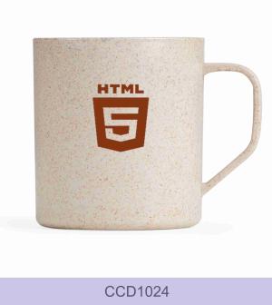 CANECA ECOLÓGICA FIBRA DE ARROZ 400ML PERSONALIZADO      