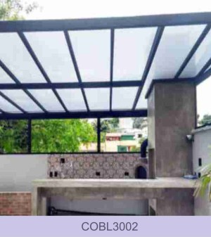 Cobertura Fixa Policarbonato      