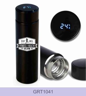 GARRAFA TÉRMICA 500ML COM DISPLAY LED PERSONALIZADA      