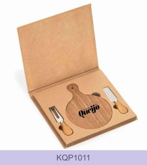 KIT QUEIJO 3 PEÇAS PERSONALIZADO COM NOME      