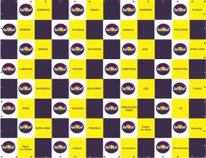 Lona Backdrop Lona Fosca  440g  Impressão Digital - 4x0  Reforço e Ilhós 